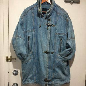 VINTAGE BANAVA SPORTSWEAR INTERNATIONAL DENIM JACKETS SIZE M